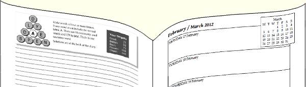 Clip of Chihuahua diary interior