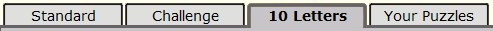 10 Letters tab